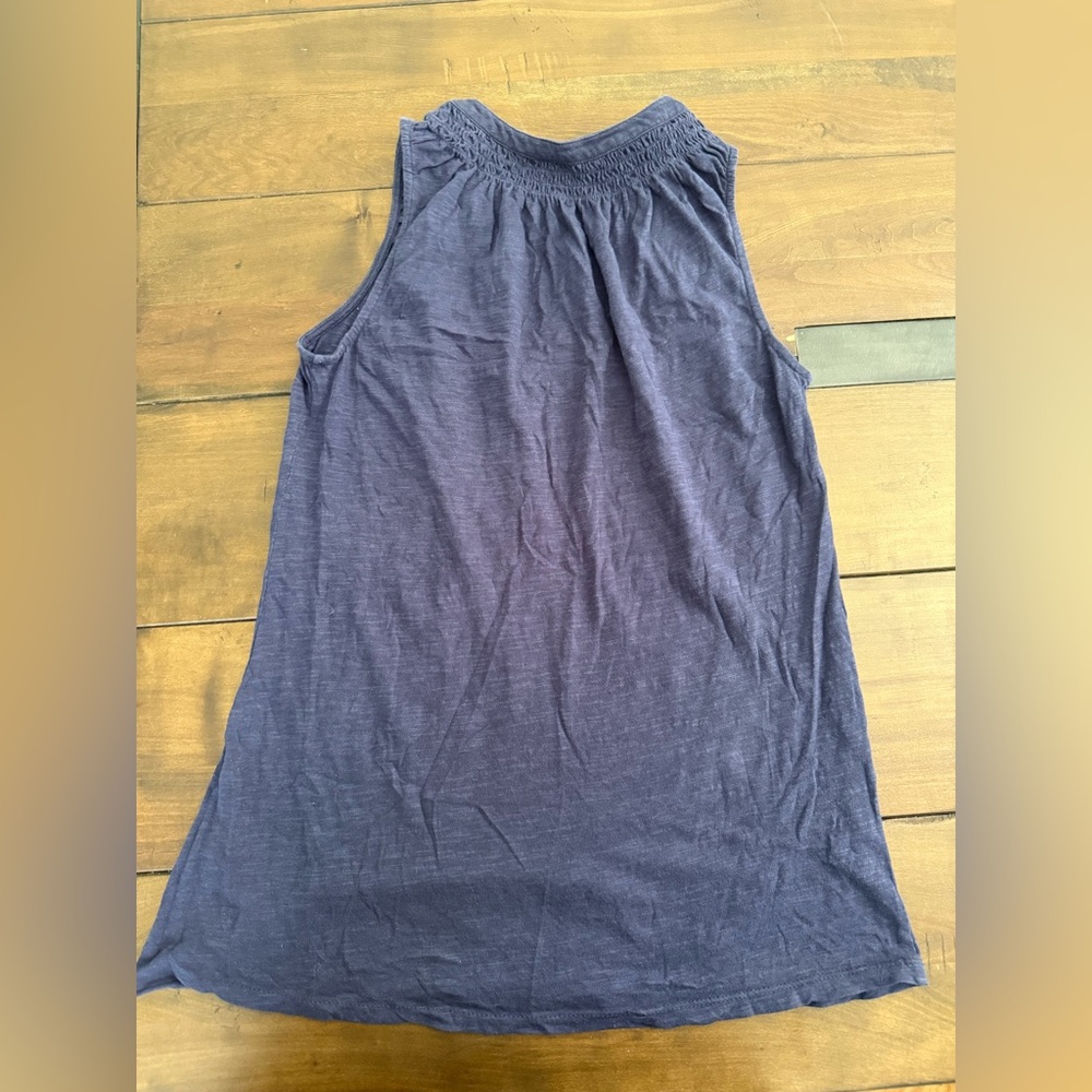 Lilly Pulitzer Navy Essie Sleeveless Tank Top - Picture 8 of 8